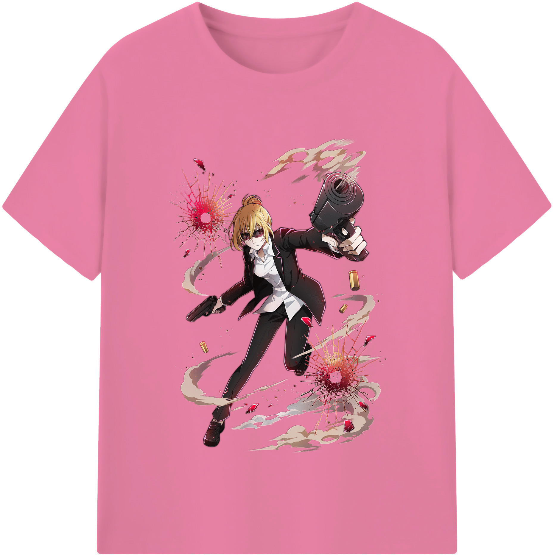 （画像用） 文豪ストレイドッグス Bungo Stray Dogs 綿100％半袖Tシャツ（フロントプリント）